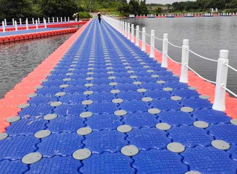 High Quality Gray/Blue/Orange Floating dock Portable Single Cube Floating Pontoon Portable Single Cu